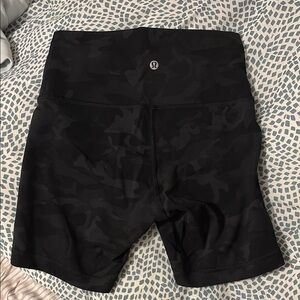 LuluLemon Black Camouflage Women's Shorts